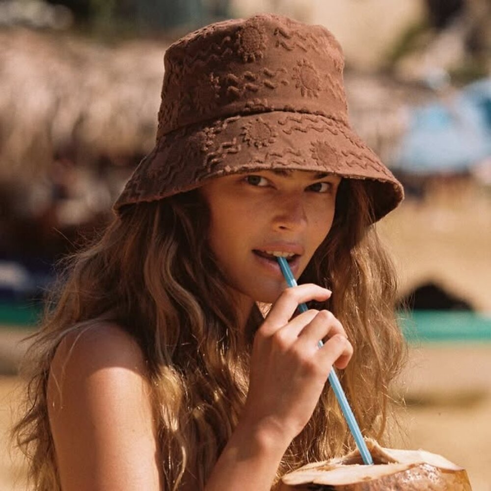 Lack Of Color Brown Bucket Hat